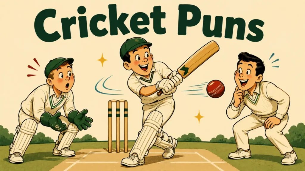 Cricket Puns That Are Battingly Brilliant and Wicketly Funny
